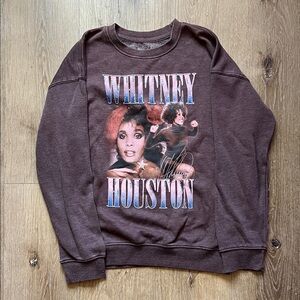 Brown Graphic Women's Sweater